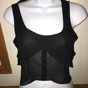 BCBGeneration black crop top